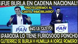 PARODIA LO TRAE FURIS000 A JORGE ROMERO PONCHO GUTIERREZ LO HUMILLA EN CADENA NACIONAL