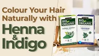 Bio Organic Henna & Indigo Powder for Hair, Natural Henna Indigo, Natural Herbal Hair Dye