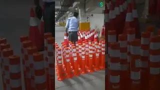 Parking solutions, spring post, barrier, Traffic Cone, fence by 9s solutions