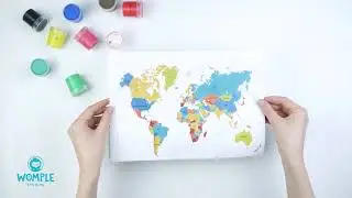 Push Pin World Map