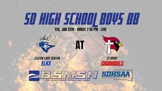 St Mary's vs Elkton-Lake Benton - Boys Basketball - 1/13/26