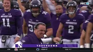 Rushing Touchdown by John Moten vs. Michigan | Northwestern | Big Ten Football