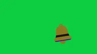 Notification Bell Animation | Chroma video | Green Screen Animation | Green Screen | Transparent Gif