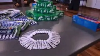 TAMKEEN Girls making hygiene kits for the homeless