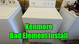 Kenmore Teardown Improperly installed Heat Element