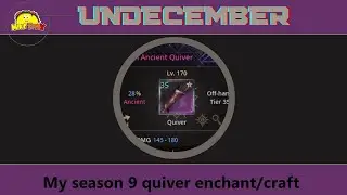 My season 9 quiver enchant/craft