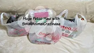 Huge Petco Haul with SmallAnimalCraziness