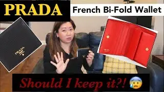 Prada Wallet Unboxing - BEAUTIFUL with POP of RED!
