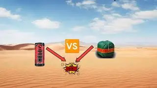 VIP bomb Vs Hell energy drink can experiment #experiment @MRJKEEXYZ 