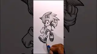 compilation kid draw to sonic #shorts #sonic #shadow #drawing #art #sonicthehedgehog