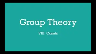 Cosets