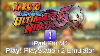 Naruto Shippuden Ultimate Ninja 5 - Play! iOS PS2 Emulator (iPad Pro M4)