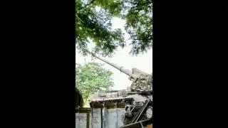 Ukraine Forces fires on Russian targets with 2S7 