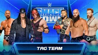 TEAM Undertaker vs. TEAM Braun Strowman | 3v3 ELIMINATION Tag Team | WWE 2K22