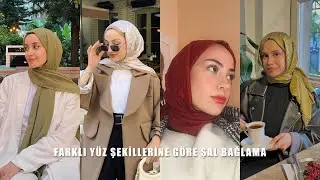 Farklı Y&uuml;z Şekillerine G&ouml;re Şal Bağlama