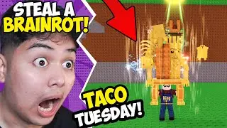 INSANE TACO TUESDAY ADMIN ABUSE IN STEAL A BRAINROT! | Steal A Brainrot #11