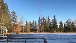 Запуск ракеты на Конференции Alpine в День космонавтики.