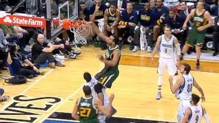 Trey Lyles Dunks All Over Gorgui Dieng!