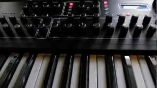 [Gear Demo] Dave Smith Evolver with red LEDs and black panel.