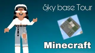 Minecraft skybase tour // Minecraft