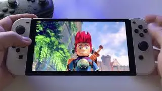 A Knight's Quest - Review | Nintendo Switch OLED handheld gameplay