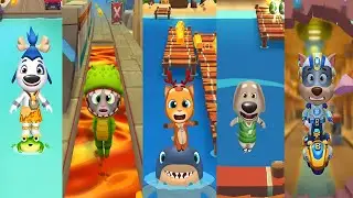 100 Funny Fails Talking Tom Gold Run VS Tom Hero Dash VS Tom Gold Run 2