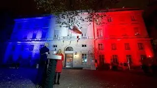 Remarks at a Lighting Ceremony - U.S. Embassy, Paris