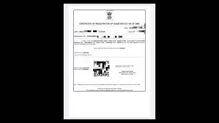NGO Society Registration Certificate Delivery #societyregistration #Ngoonline #meezanconsultancy