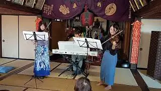 花の二重唱 音ひめと天使 @鴨江観音