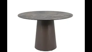 Aton Ceramic Dining Table - ahinteriors.co.uk #RoundDiningTable