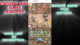 Catizen mini game airdrop | Bombie game airdrop | Bombie listing date #catizen