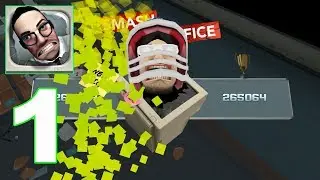 Smash the Office - Stress Fix! - Gameplay Walkthrough Part 1 - Crazy Man (Android)