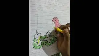 #bird drawing#school project#cover page school project #kids drawing#artgardenodia