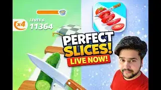 🍆Perfect slices gameplay #live #shortslive #shorts #viral gaming #short #perfectslices