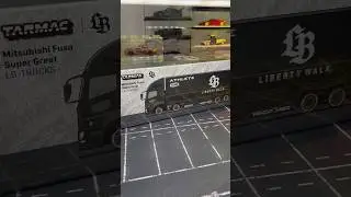 Unboxing and review Tarmac Work Mitsubishi Fuso super Great Lb-Truck Scale1:64 #tarmacworks #Diecast