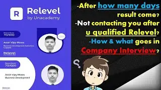Relevel is not contacting you | Company Interview by Relevel | Negotiation for salary with company