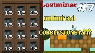 Lostminer survival series cobblestone generator part 7