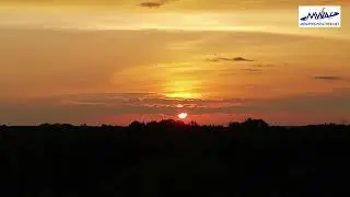 Drone timelapse of sunset - July 28, 2022 - DeSoto County, MS - #MWNDrone1
