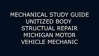 collision and suspension guide to pass the state board mechanical test