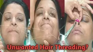 Livestream || Full Face Threading With Nose Hair Cut ||  Face Clean Up @SwapnasLife28