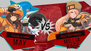 Dank May TRAINING ARC - GGST Sets - May vs Millia (warning lots of jumping)