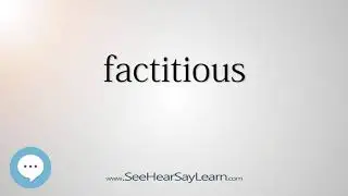 factitious - Smart & Obscure English Words Defined 🗣🔊