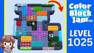 Color Block Jam Level 1025 Solution Walkthrough