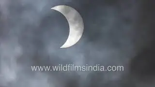 Annular  Solar eclipse as seen from Delhi on 21st June 2020