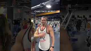 Chad face never fails 🗿 #gigachad #gym