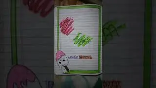 Notebook decorating#notebook design#English Punjabi maths agriculture notebook design