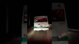 Traveling to Spanish Town behind a 1/4 Million Bus