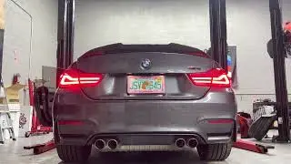 F8x S55 MAD Catted Downpipe -Sock exhaust