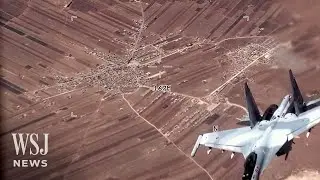 Watch: Russian Jet Fighters Harass U.S. Drones Over Syria | WSJ News