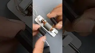 Dc motor working principle #shorts #dcmotor #shortsfeed #gadgets #diy
